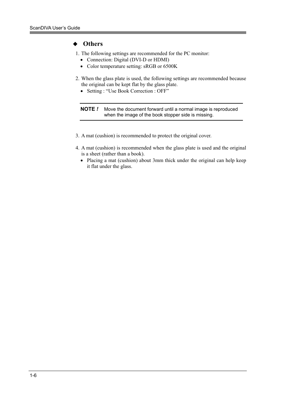 Others | Konica Minolta ScanDiva User Manual | Page 24 / 104