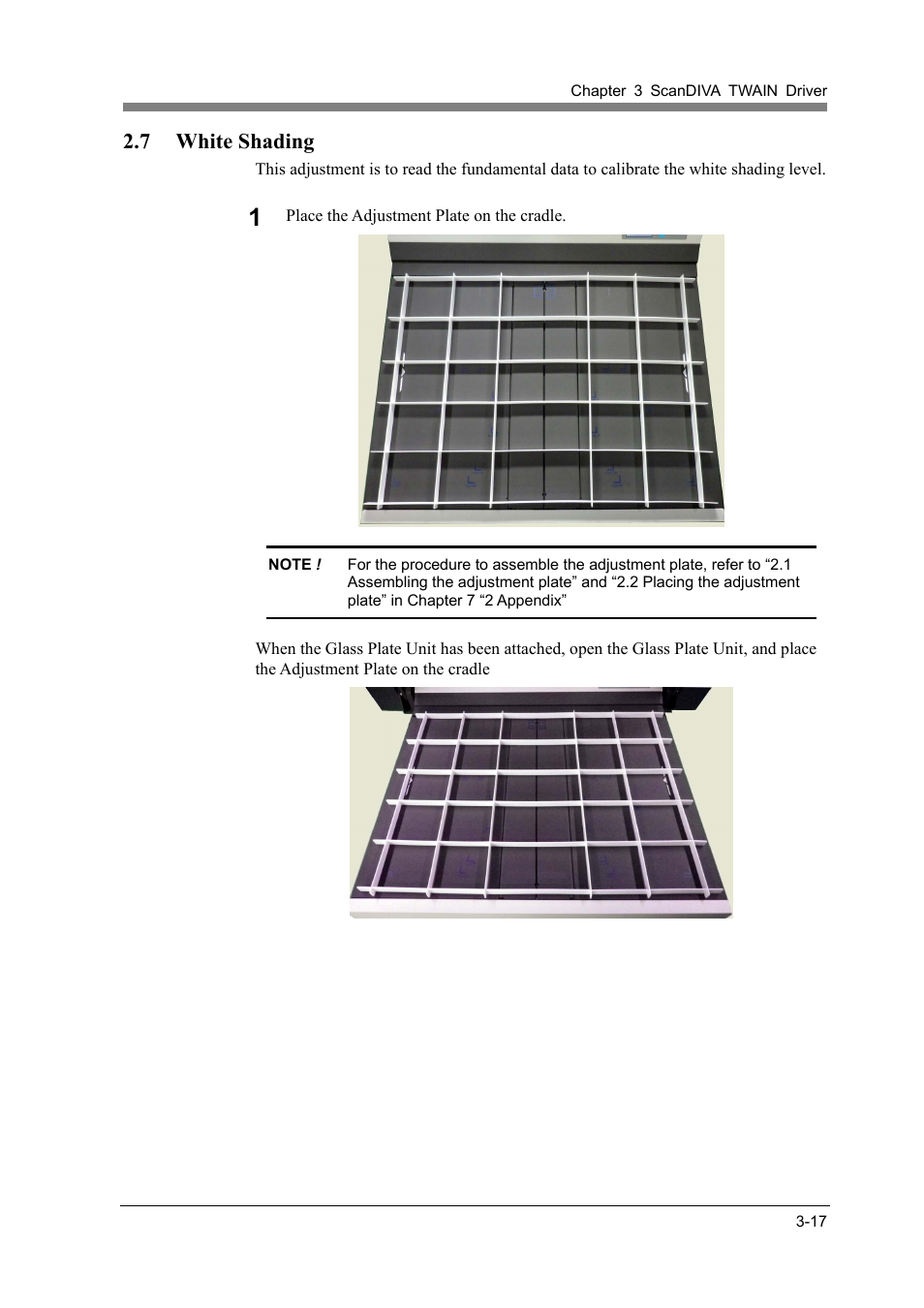 7 white shading, White shading -17 | Konica Minolta ScanDiva User Manual | Page 47 / 104