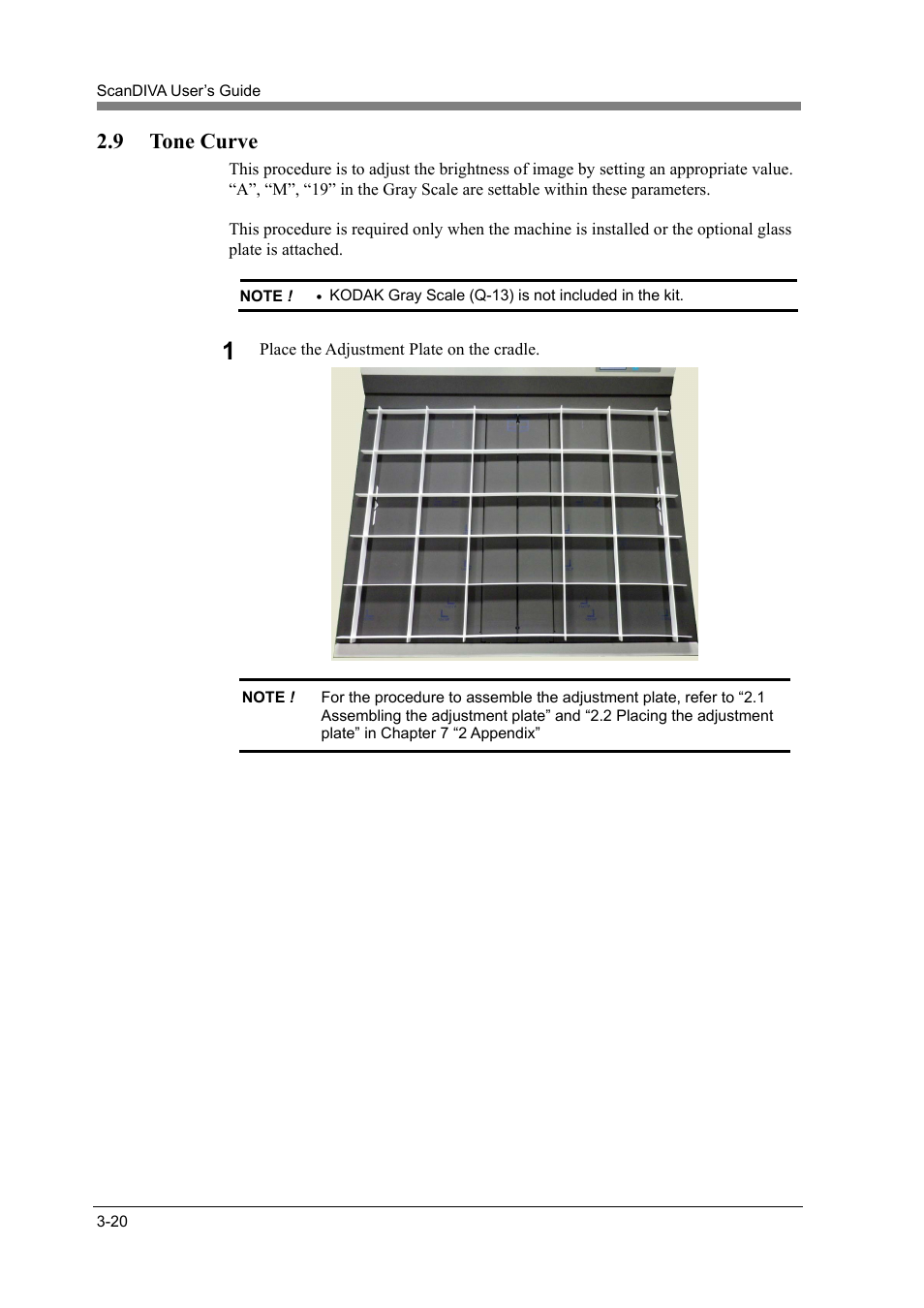 9 tone curve, Tone curve -20 | Konica Minolta ScanDiva User Manual | Page 50 / 104