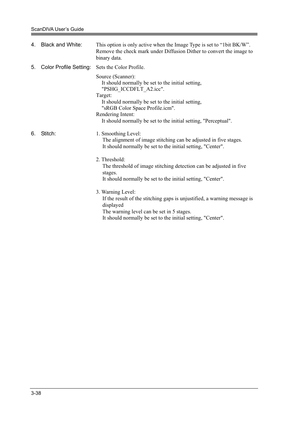 Konica Minolta ScanDiva User Manual | Page 68 / 104