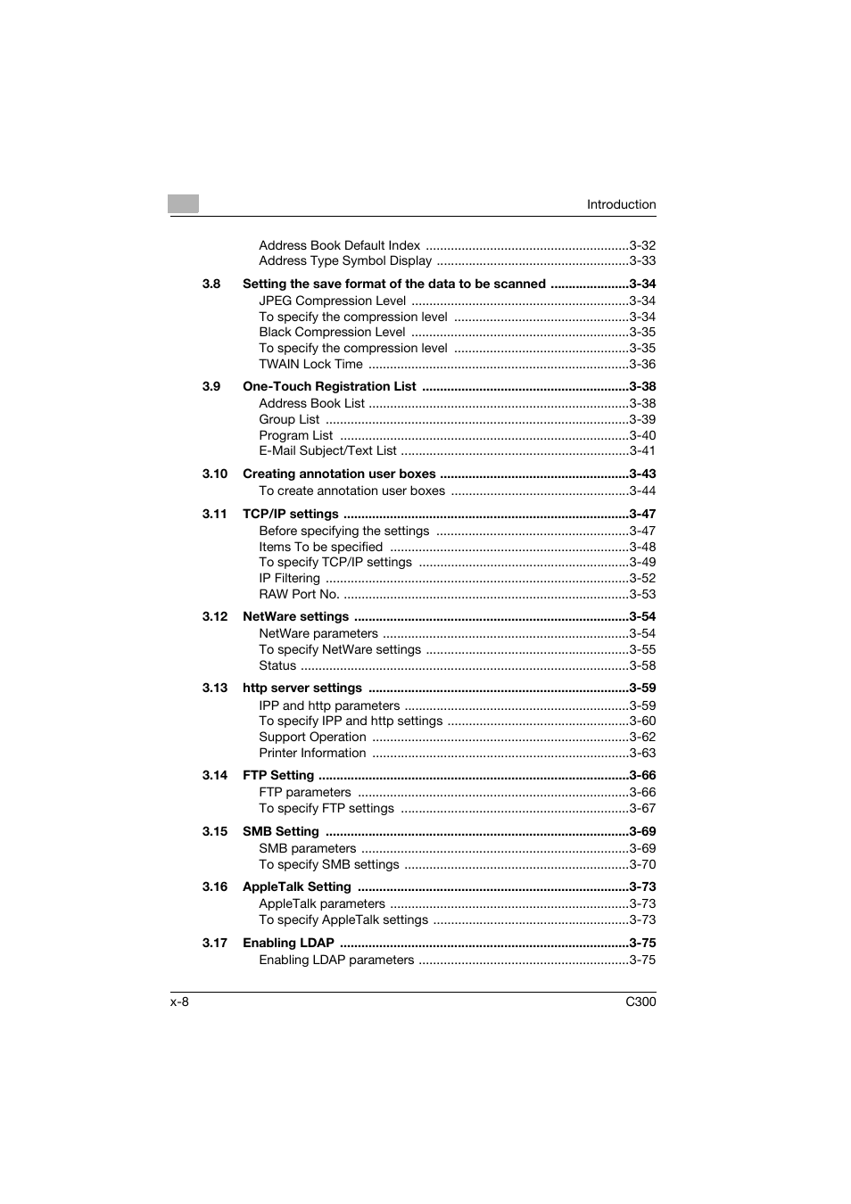 Konica Minolta bizhub C300 User Manual | Page 9 / 392