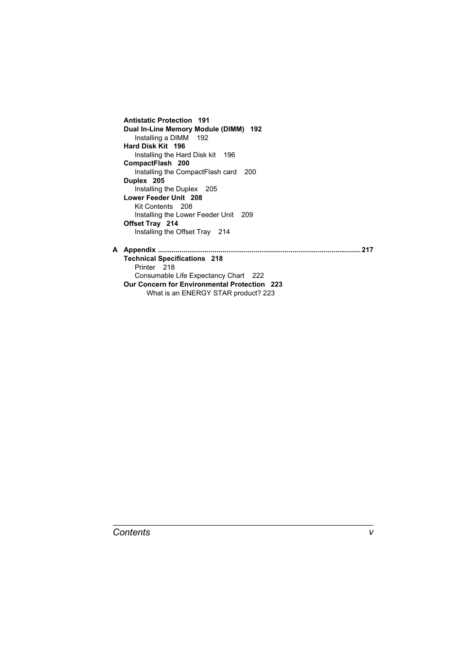 Contents v | Konica Minolta bizhub 40P User Manual | Page 9 / 236