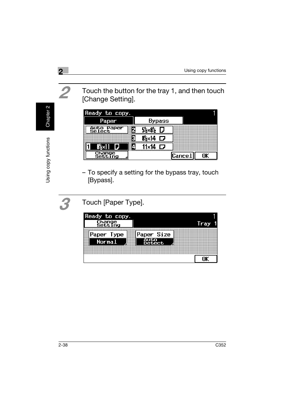 Konica Minolta bizhub C352 User Manual | Page 75 / 160