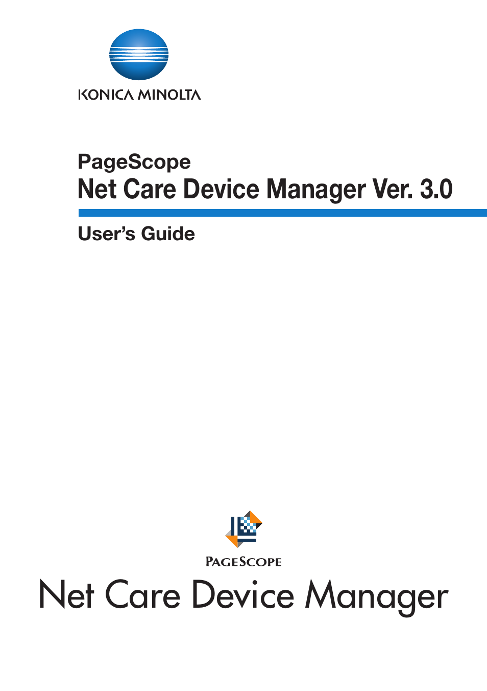 Konica Minolta PageScope Net Care Device Manager User Manual | 331 pages