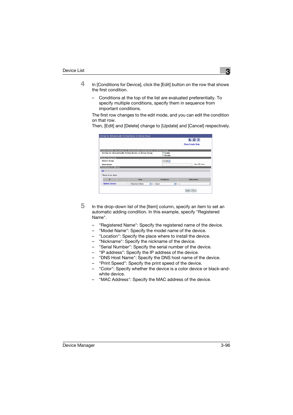 Konica Minolta PageScope Net Care Device Manager User Manual | Page 126 / 331