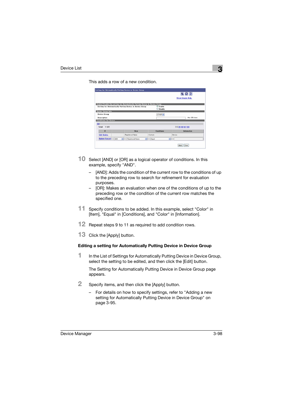 Konica Minolta PageScope Net Care Device Manager User Manual | Page 128 / 331
