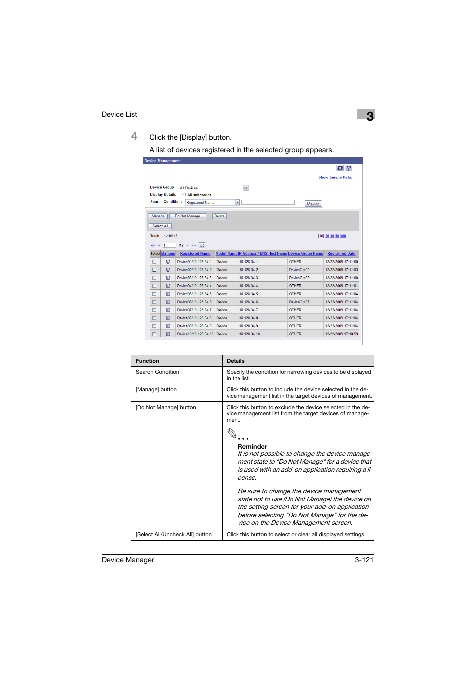 Konica Minolta PageScope Net Care Device Manager User Manual | Page 151 / 331