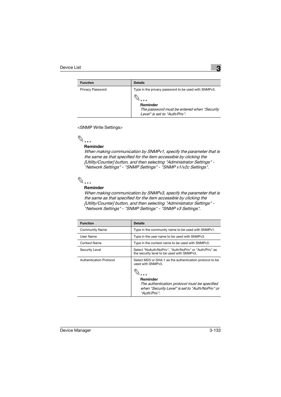 Konica Minolta PageScope Net Care Device Manager User Manual | Page 163 / 331