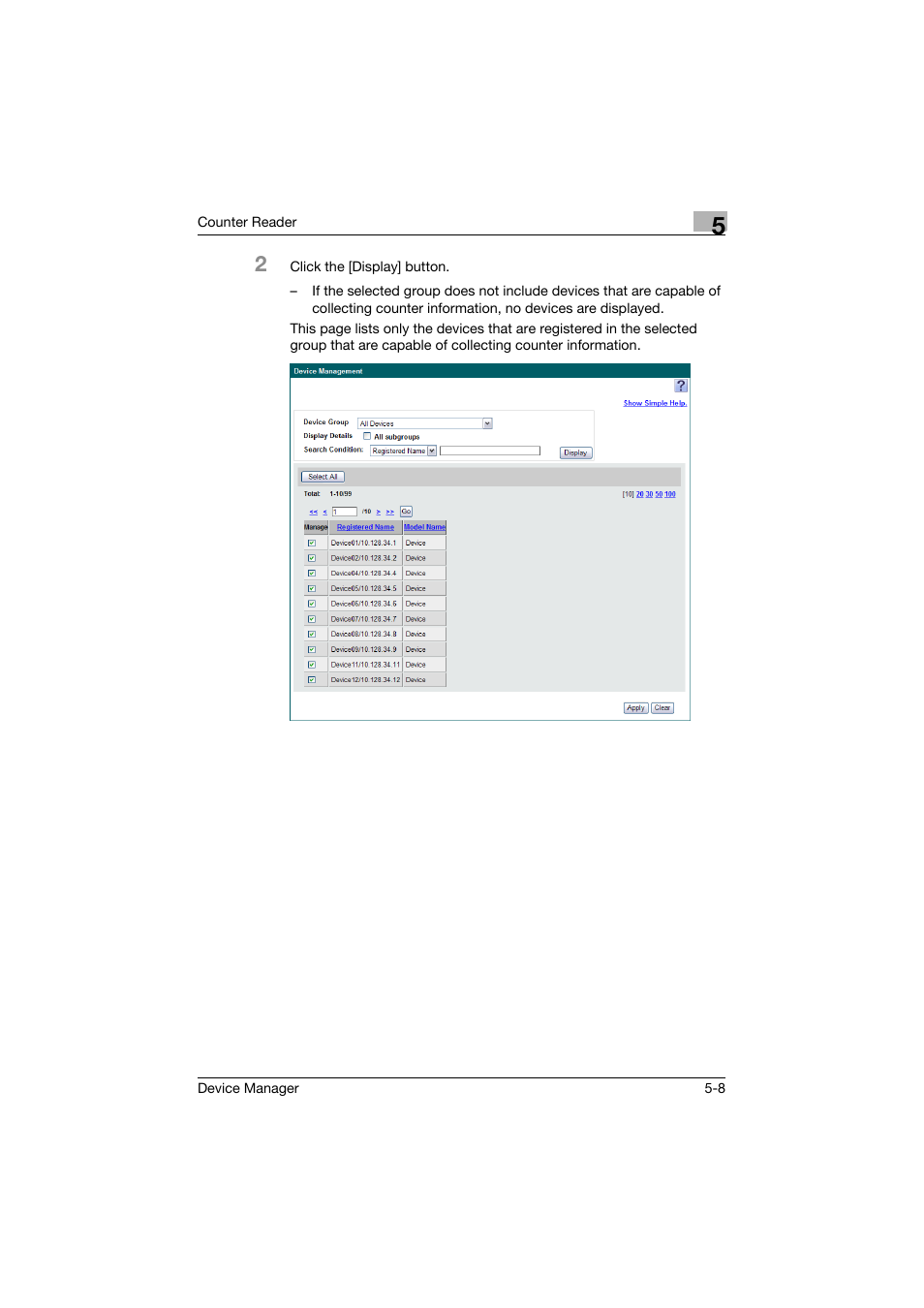 Konica Minolta PageScope Net Care Device Manager User Manual | Page 249 / 331