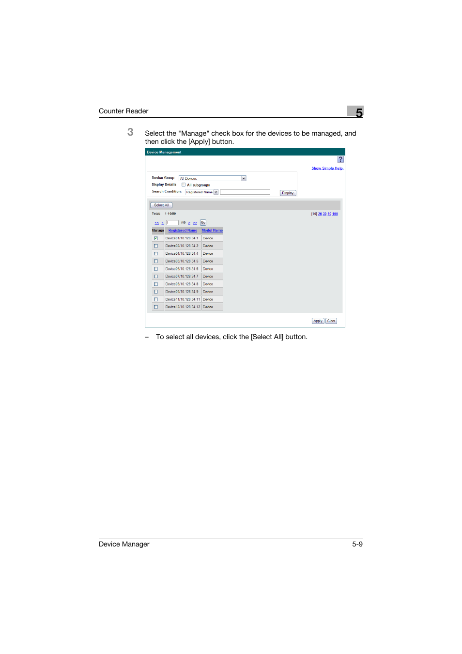 Konica Minolta PageScope Net Care Device Manager User Manual | Page 250 / 331