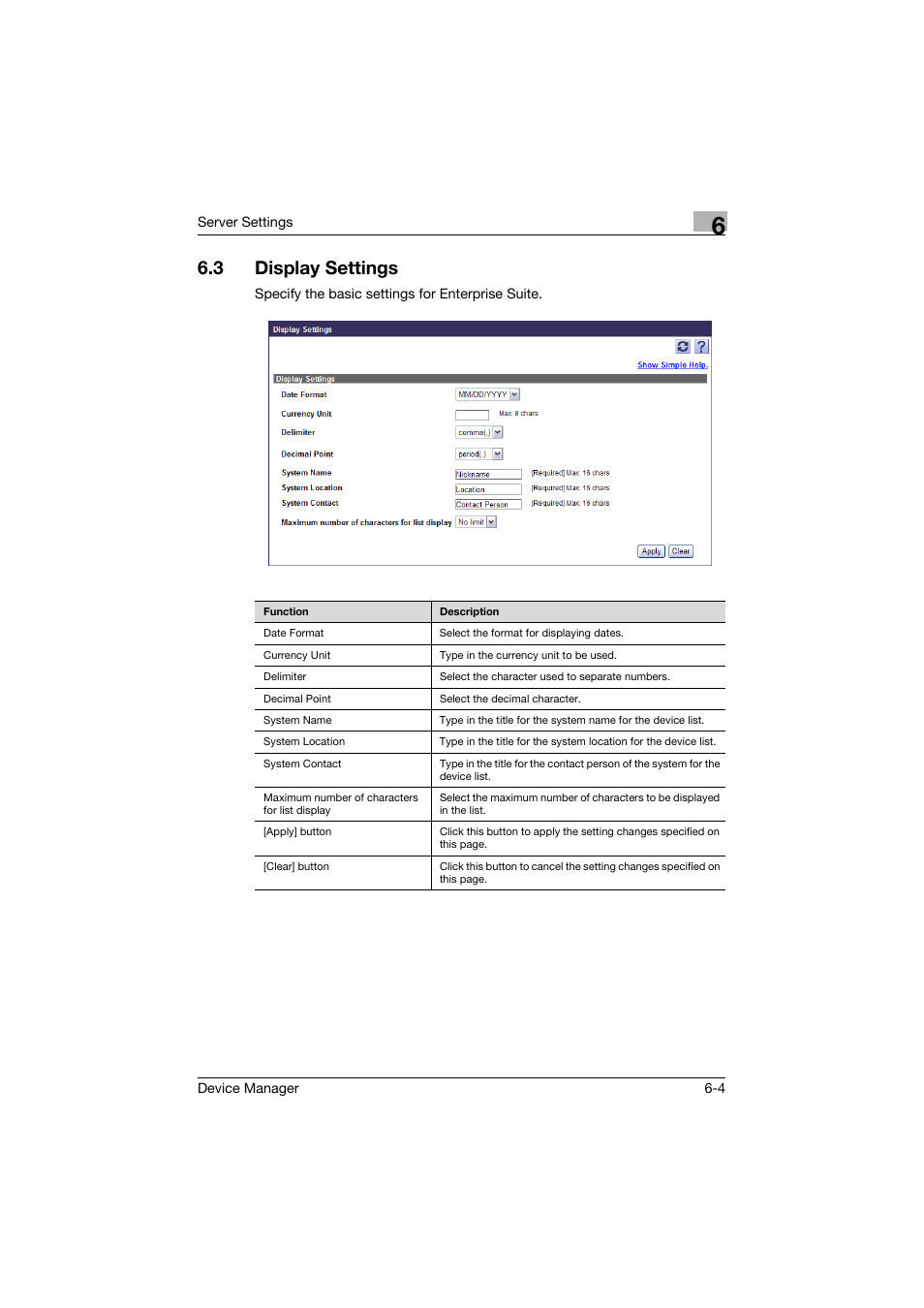 3 display settings, Display settings -4 | Konica Minolta PageScope Net Care Device Manager User Manual | Page 262 / 331