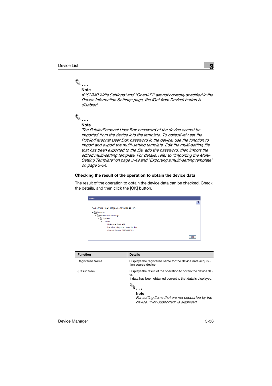 Konica Minolta PageScope Net Care Device Manager User Manual | Page 68 / 331