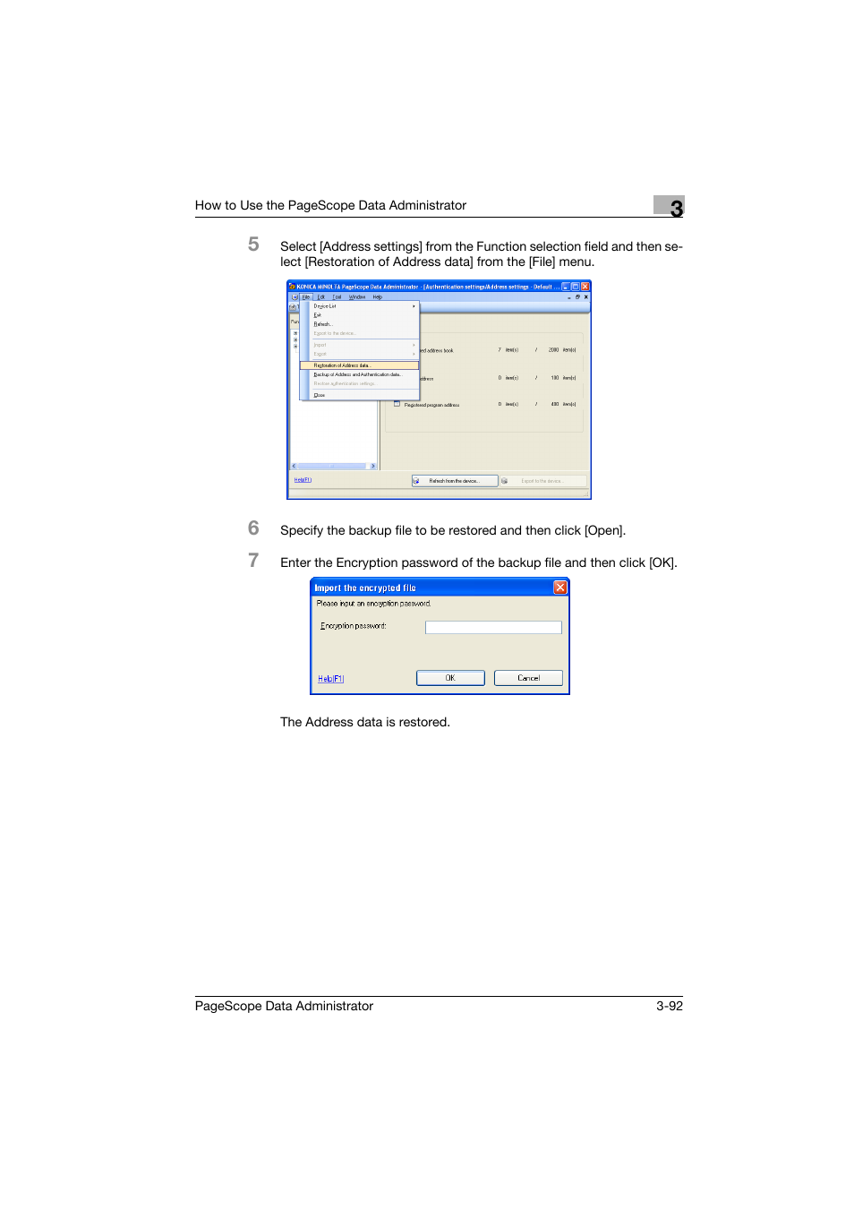 Konica Minolta PageScope Data Administrator User Manual | Page 101 / 113