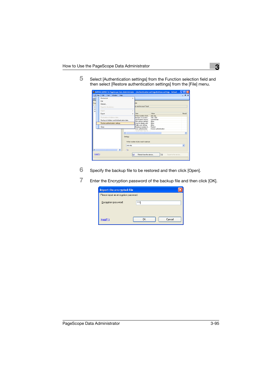 Konica Minolta PageScope Data Administrator User Manual | Page 104 / 113