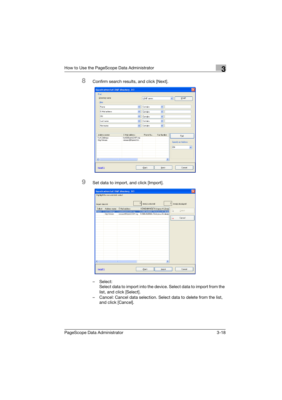 Konica Minolta PageScope Data Administrator User Manual | Page 27 / 113