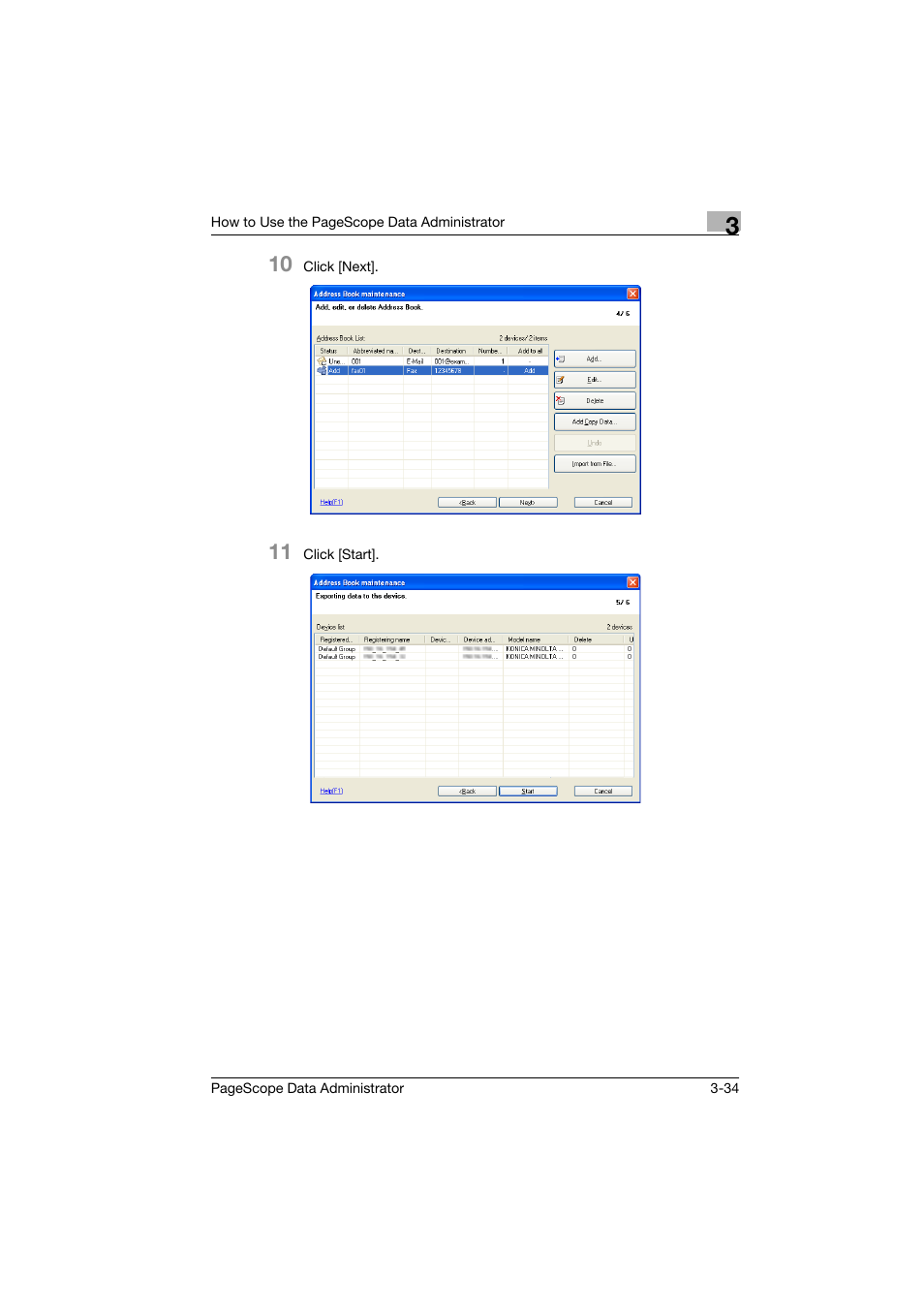 Konica Minolta PageScope Data Administrator User Manual | Page 43 / 113