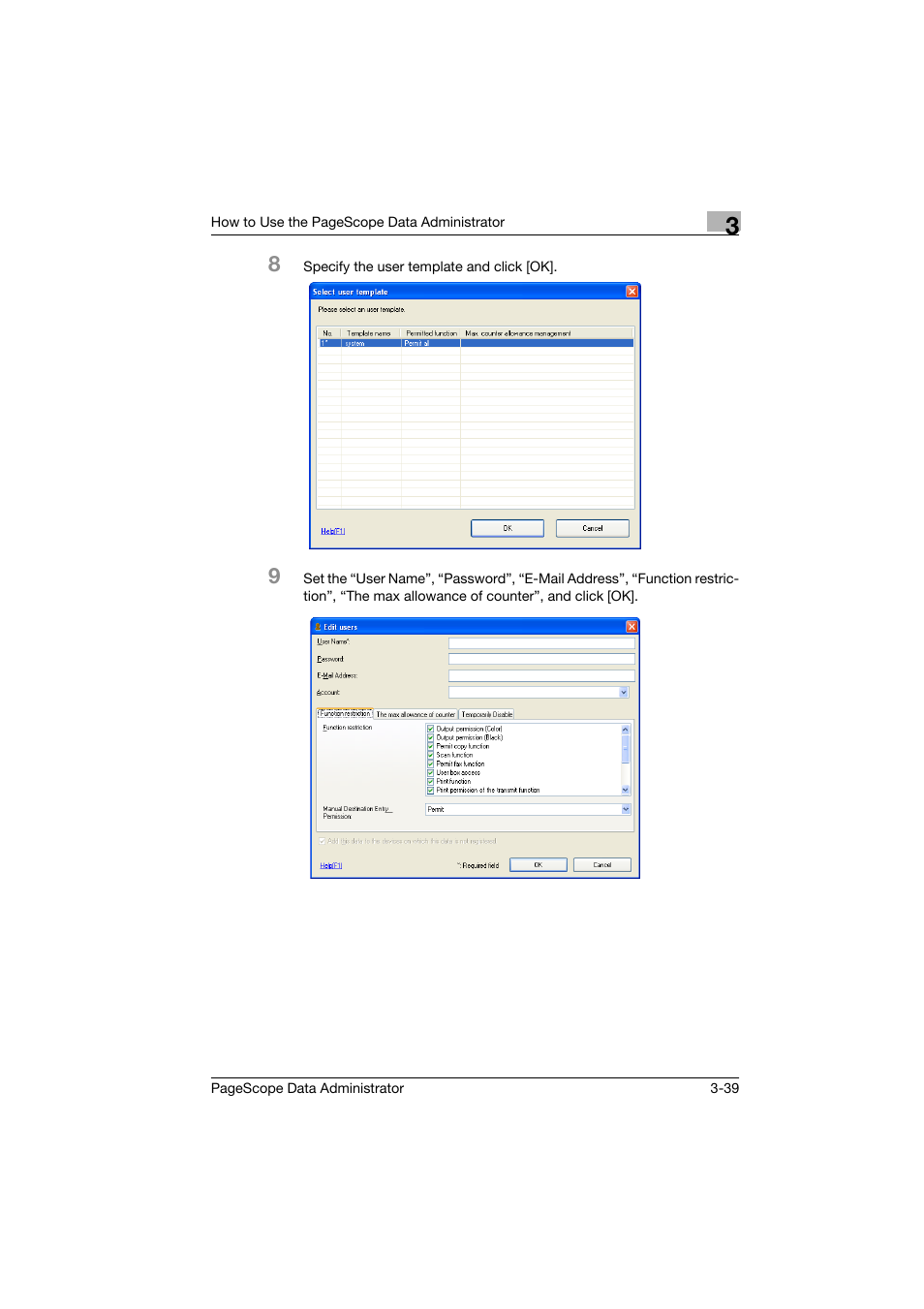Konica Minolta PageScope Data Administrator User Manual | Page 48 / 113