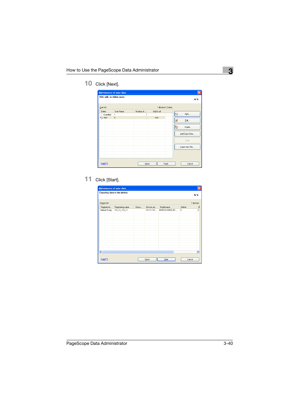 Konica Minolta PageScope Data Administrator User Manual | Page 49 / 113