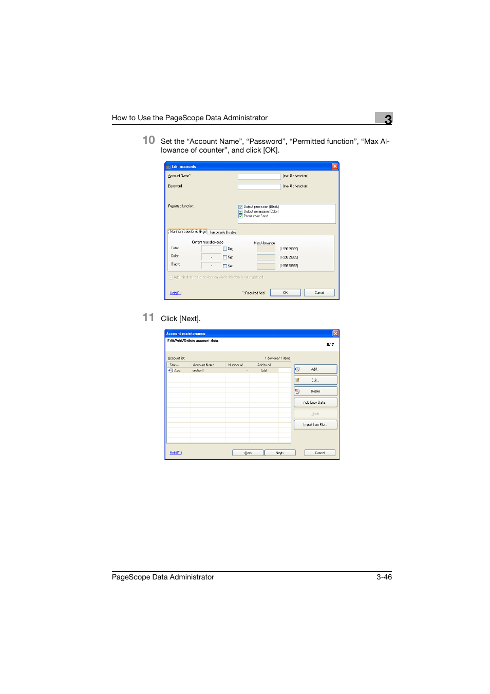 Konica Minolta PageScope Data Administrator User Manual | Page 55 / 113