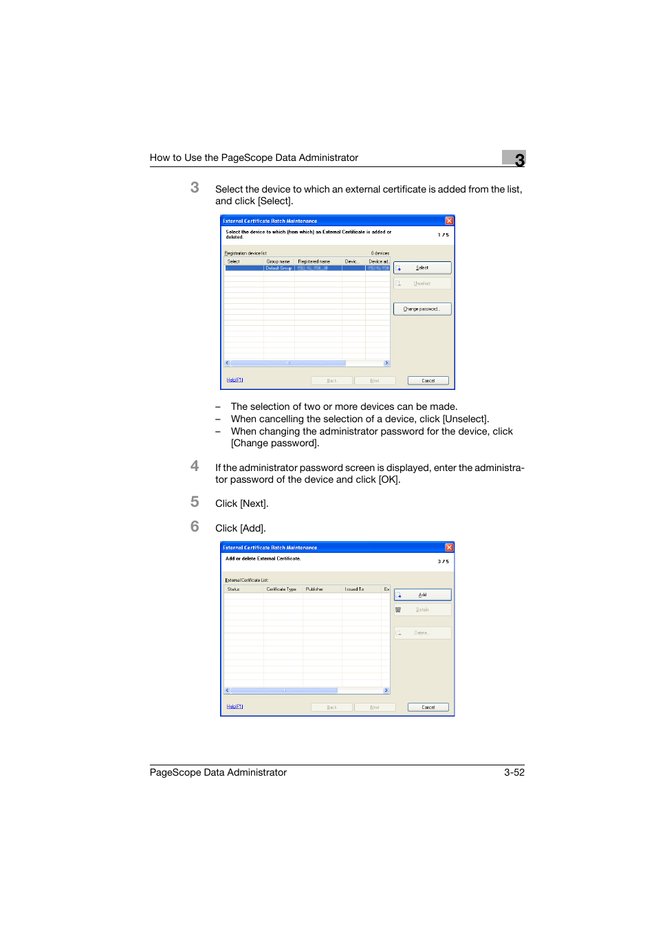 Konica Minolta PageScope Data Administrator User Manual | Page 61 / 113