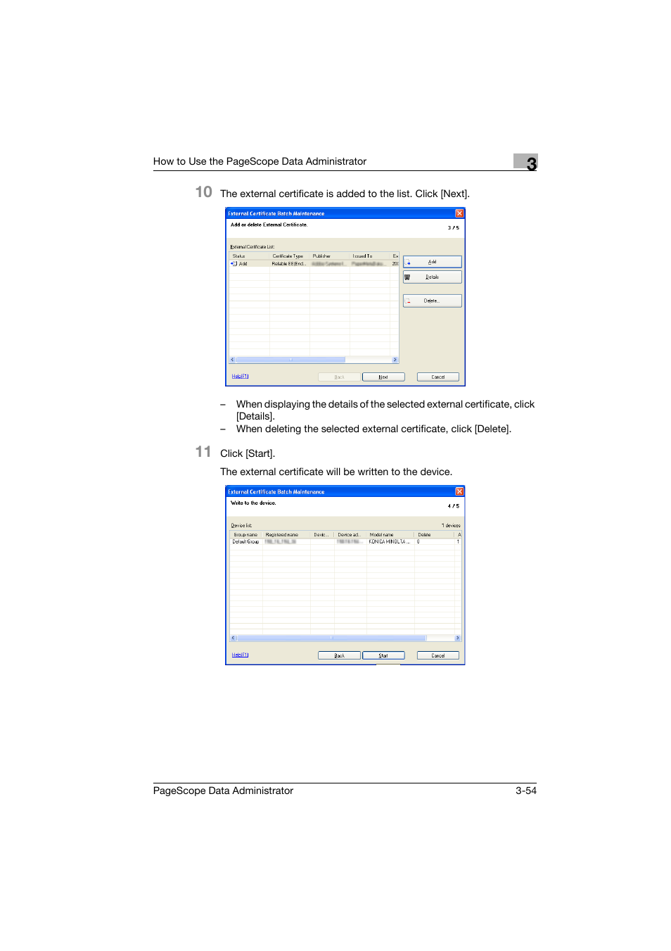 Konica Minolta PageScope Data Administrator User Manual | Page 63 / 113