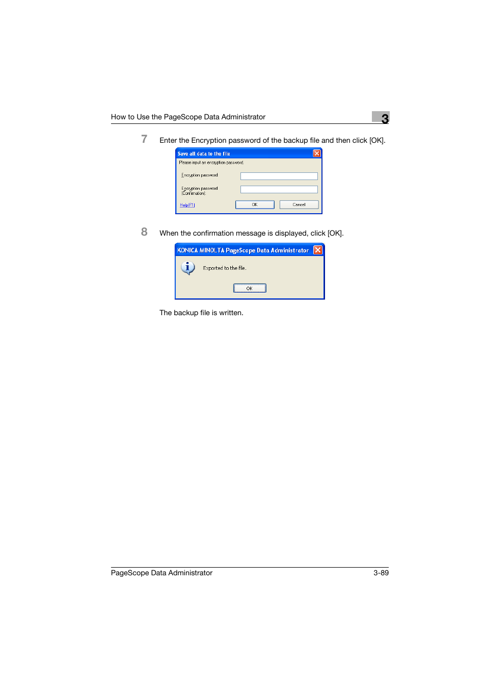 Konica Minolta PageScope Data Administrator User Manual | Page 98 / 113