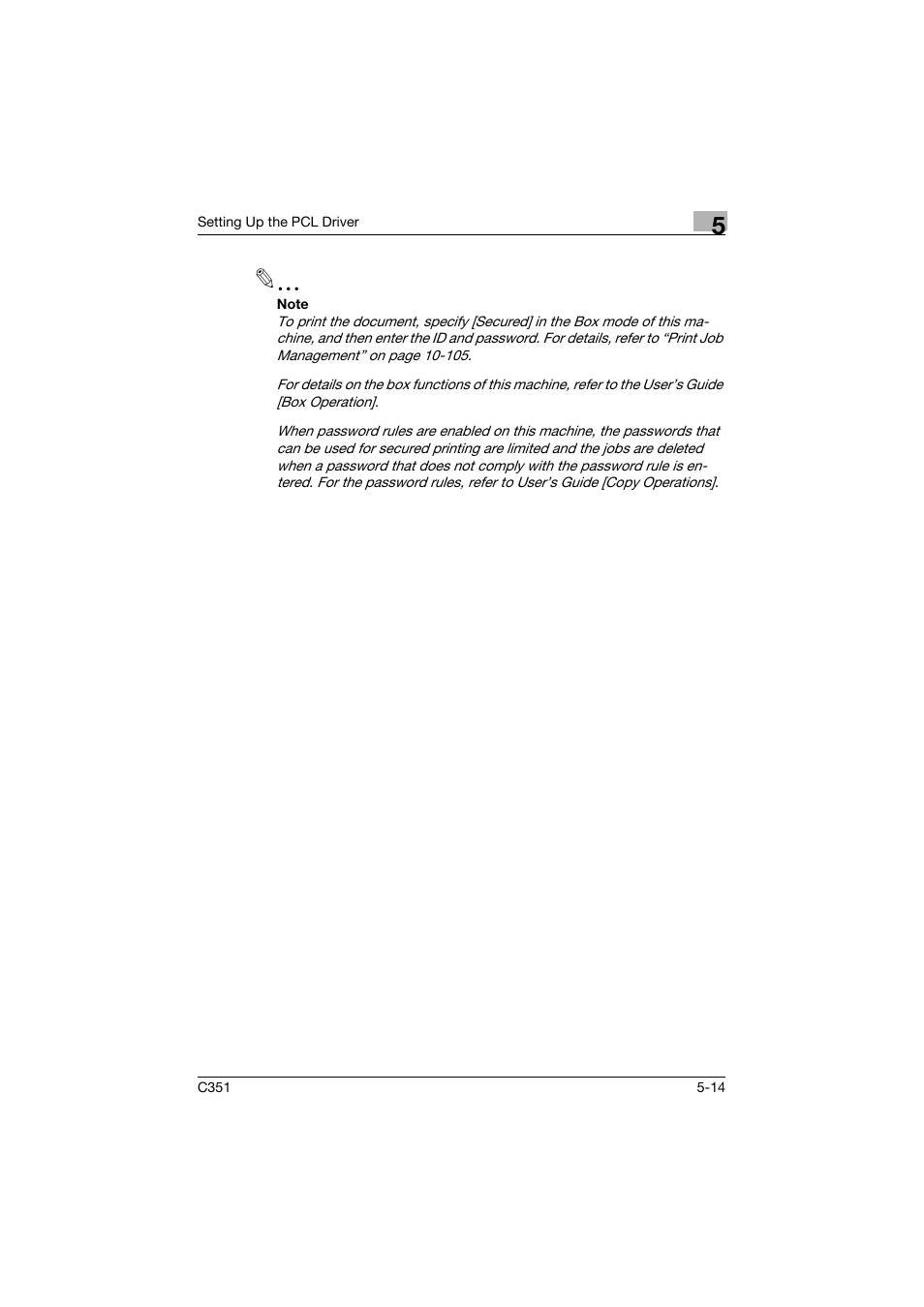 Konica Minolta BIZHUB C351 User Manual | Page 127 / 380