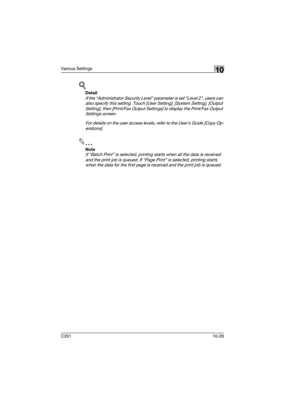 Konica Minolta BIZHUB C351 User Manual | Page 261 / 380