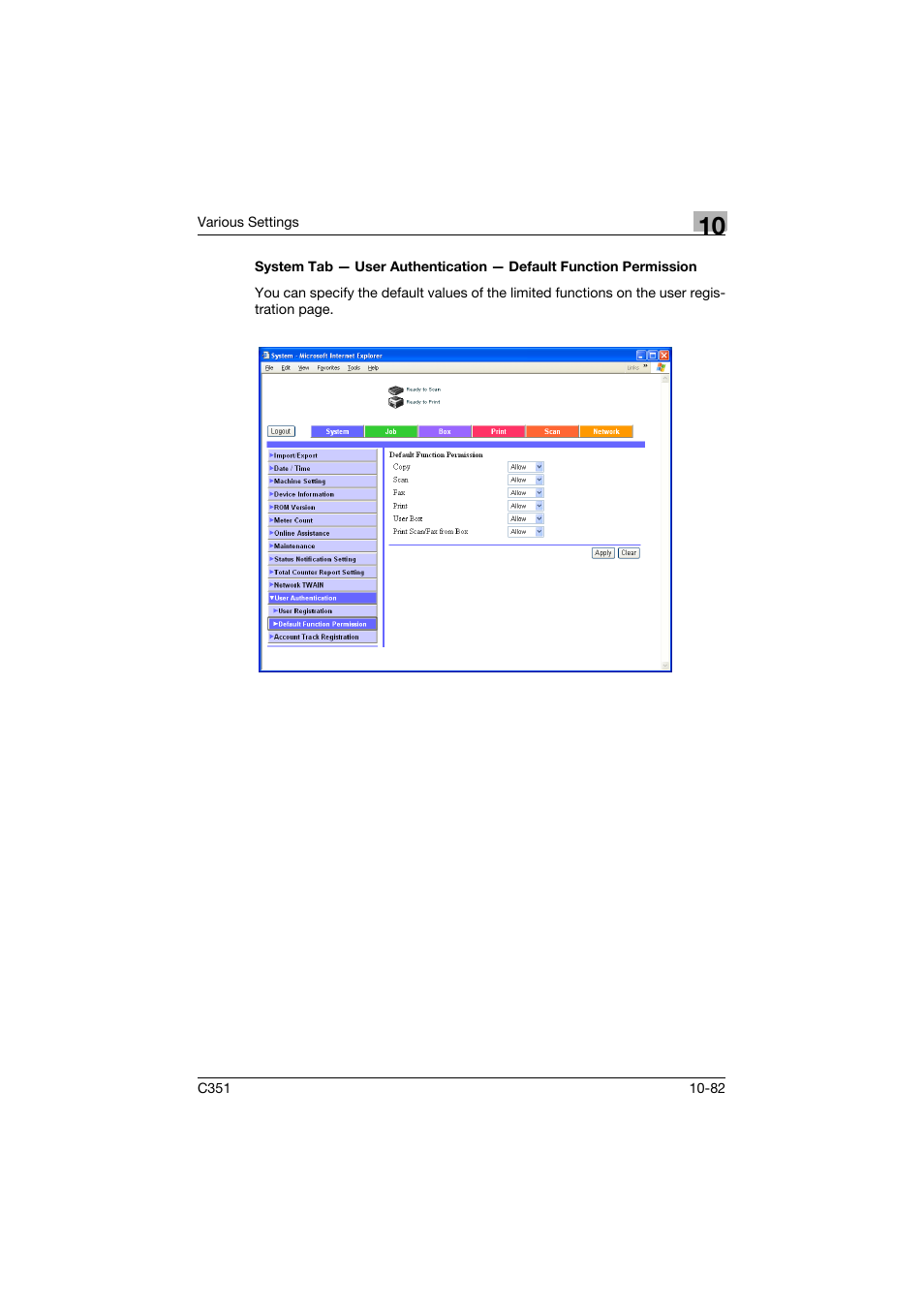 Konica Minolta BIZHUB C351 User Manual | Page 315 / 380