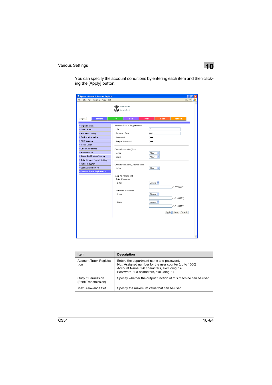 Konica Minolta BIZHUB C351 User Manual | Page 317 / 380