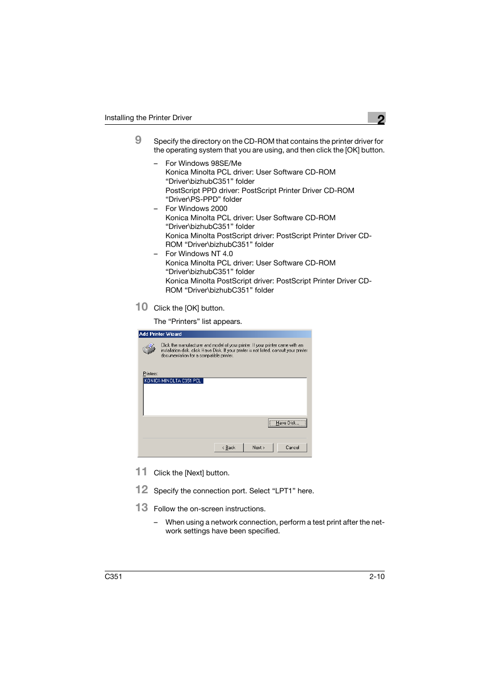 Konica Minolta BIZHUB C351 User Manual | Page 41 / 380