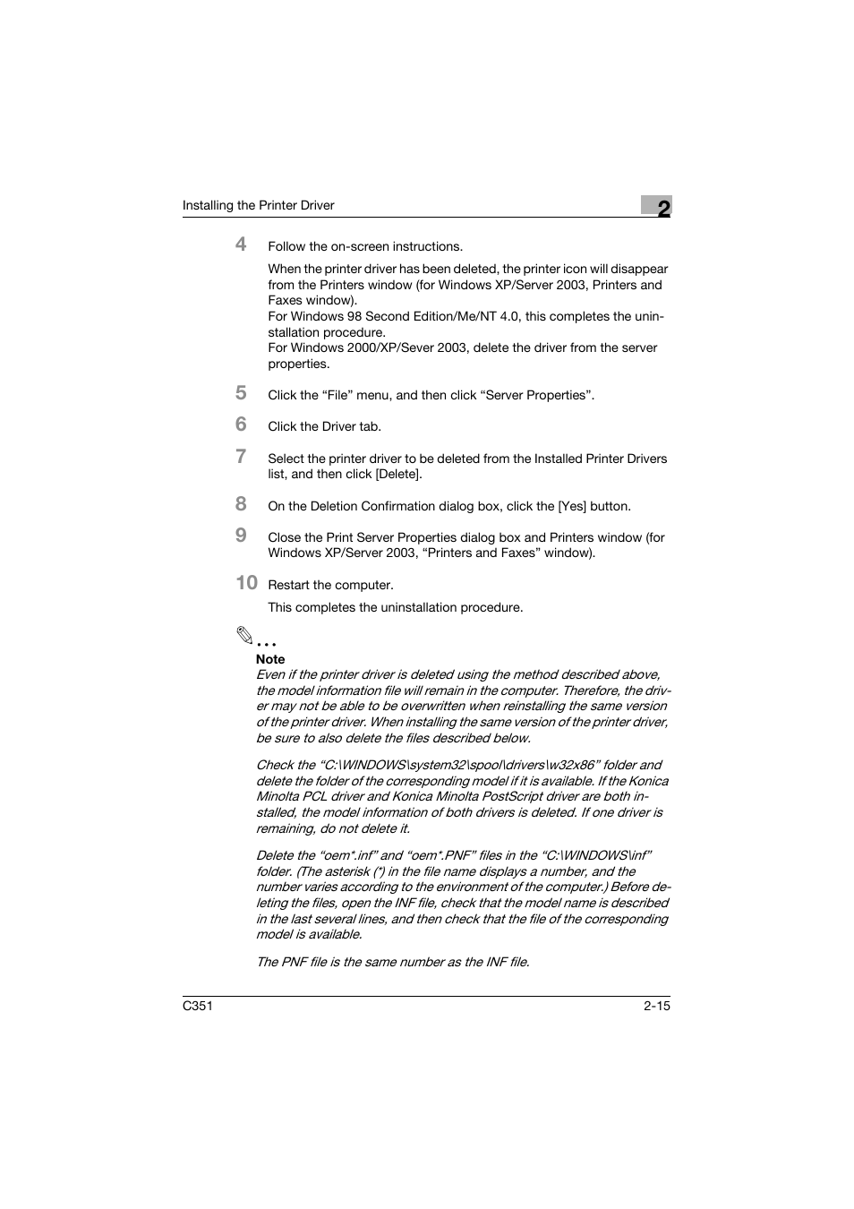 Konica Minolta BIZHUB C351 User Manual | Page 46 / 380