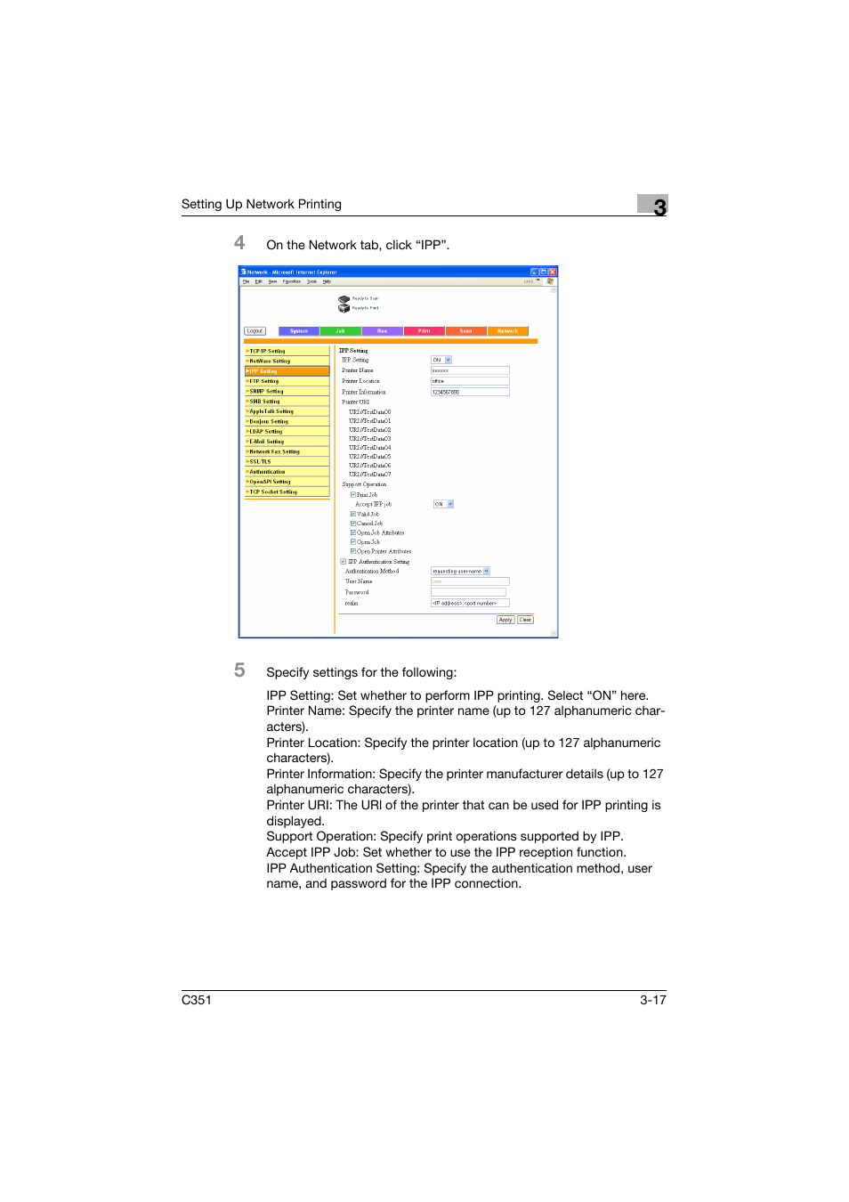 Konica Minolta BIZHUB C351 User Manual | Page 72 / 380