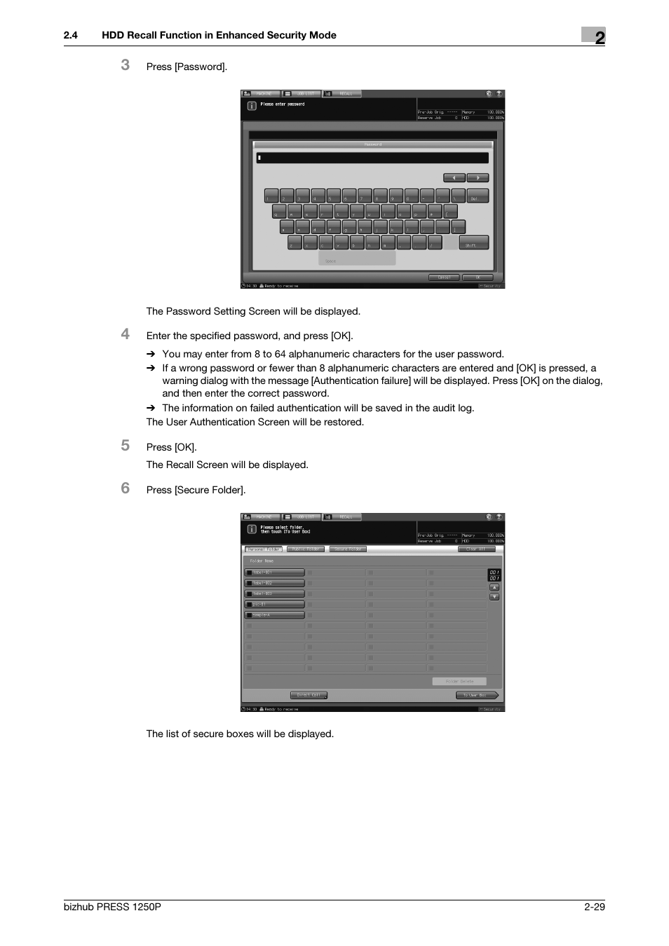 Konica Minolta bizhub PRESS 1250P User Manual | Page 37 / 68