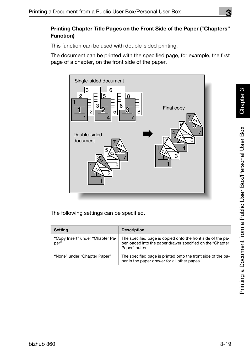 P. 3-19 | Konica Minolta bizhub 360 User Manual | Page 58 / 218