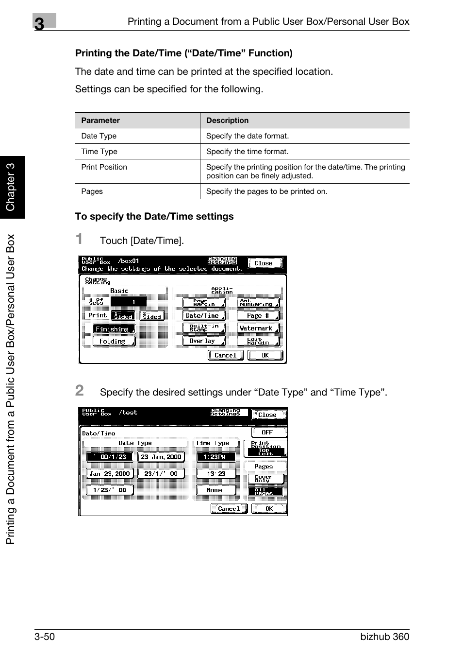 P. 3-50 | Konica Minolta bizhub 360 User Manual | Page 89 / 218