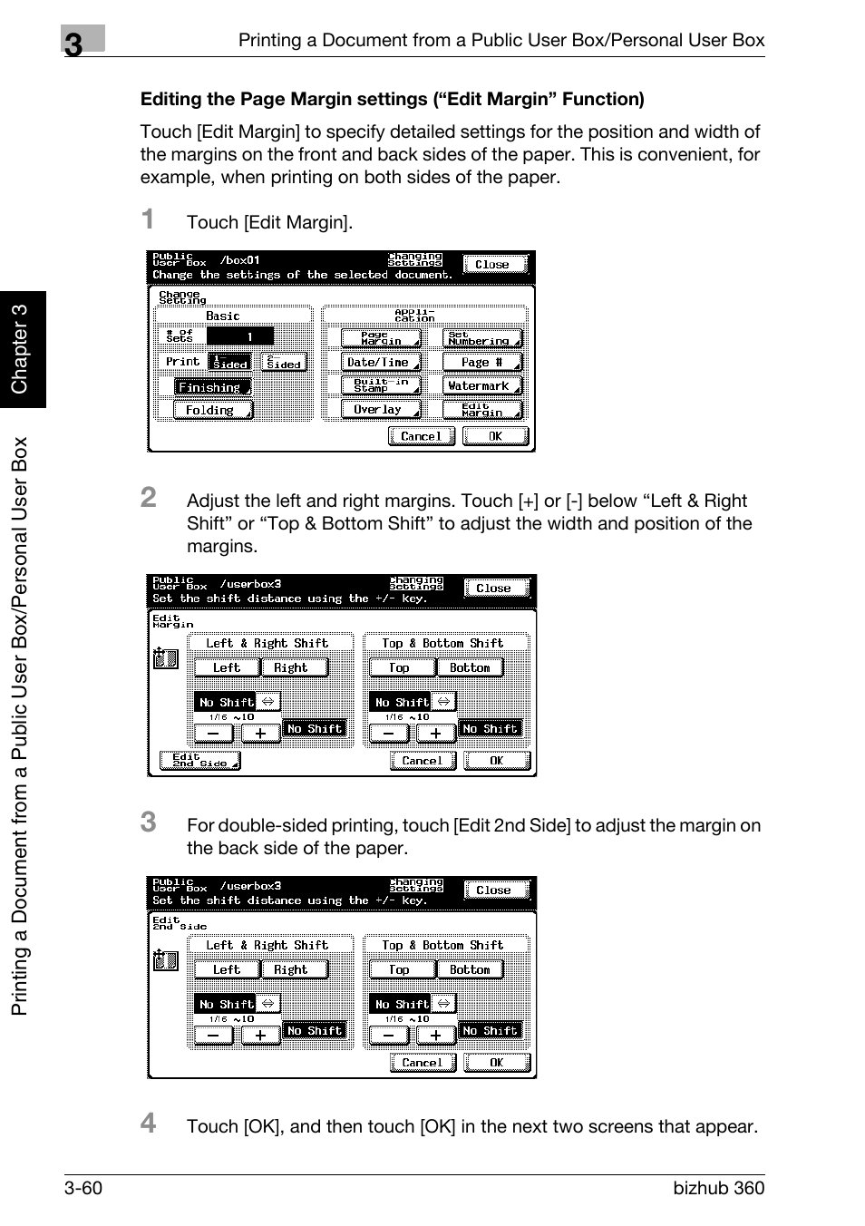 P. 3-60 | Konica Minolta bizhub 360 User Manual | Page 99 / 218