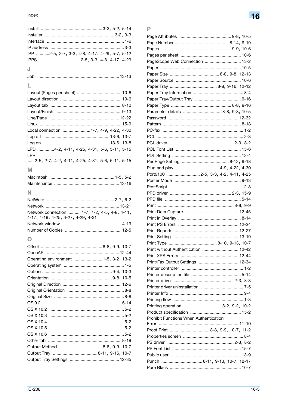 Konica Minolta bizhub 601 User Manual | Page 271 / 273