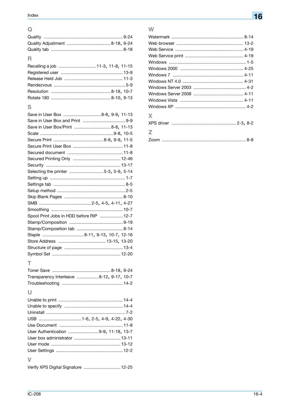 Konica Minolta bizhub 601 User Manual | Page 272 / 273