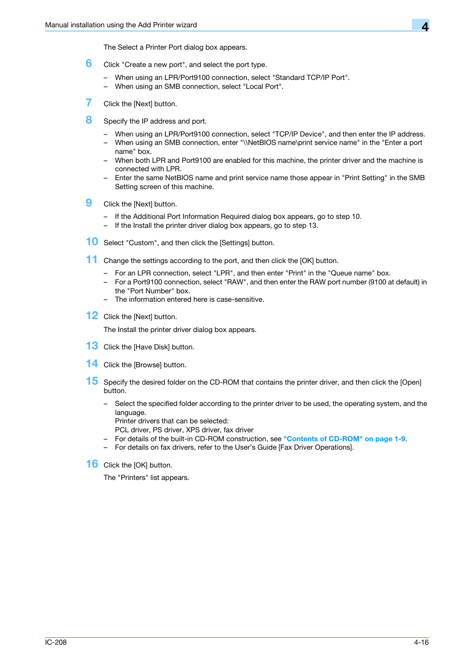 Konica Minolta bizhub 601 User Manual | Page 51 / 273