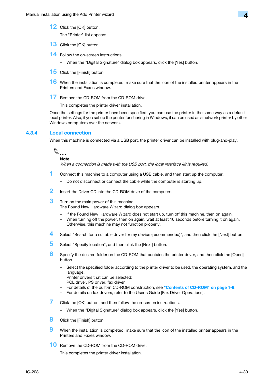 4 local connection, Local connection -30, S 2000 | Local connec | Konica Minolta bizhub 601 User Manual | Page 65 / 273