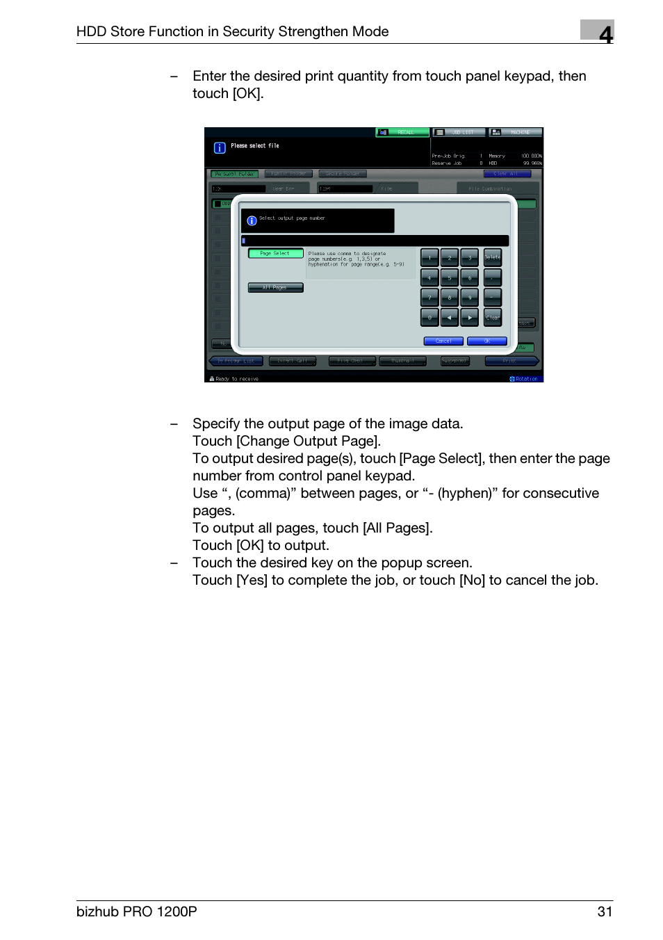Konica Minolta bizhub PRO 1200P User Manual | Page 37 / 72