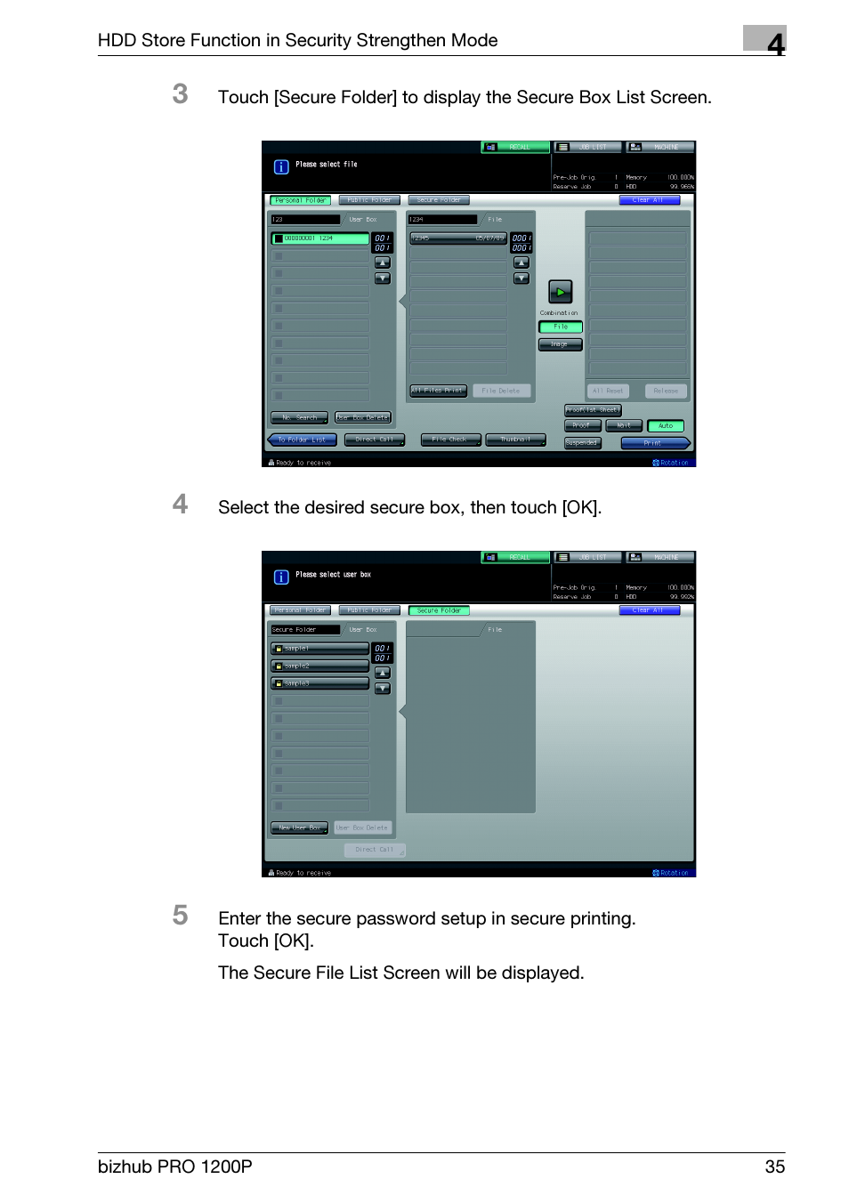 Konica Minolta bizhub PRO 1200P User Manual | Page 41 / 72