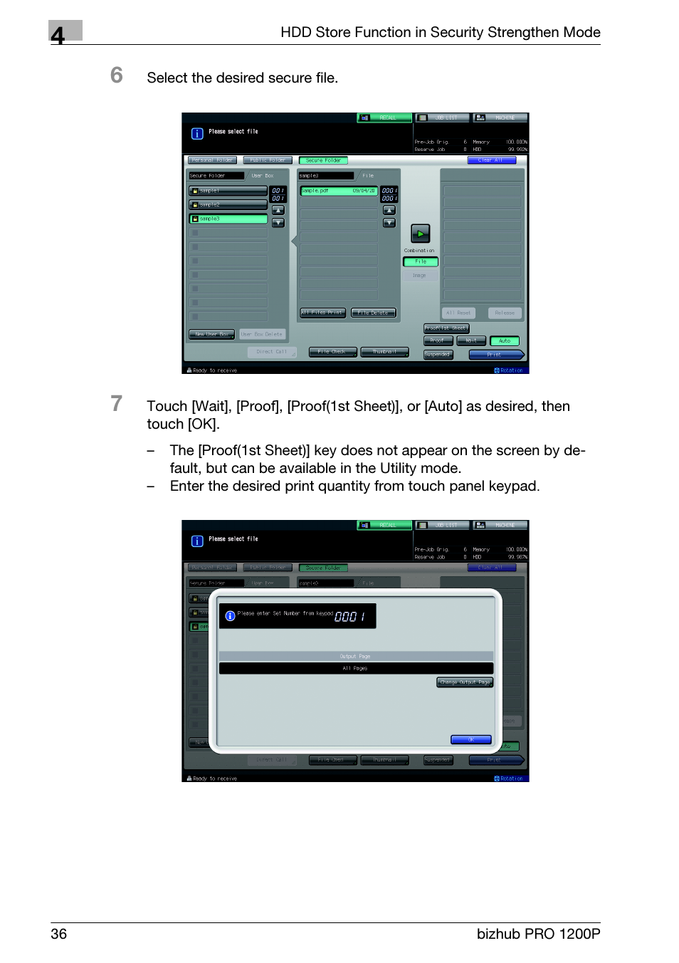 Konica Minolta bizhub PRO 1200P User Manual | Page 42 / 72