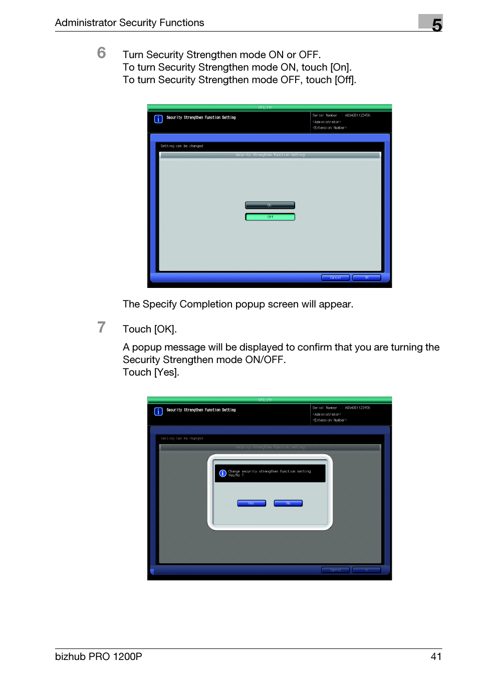 Konica Minolta bizhub PRO 1200P User Manual | Page 47 / 72