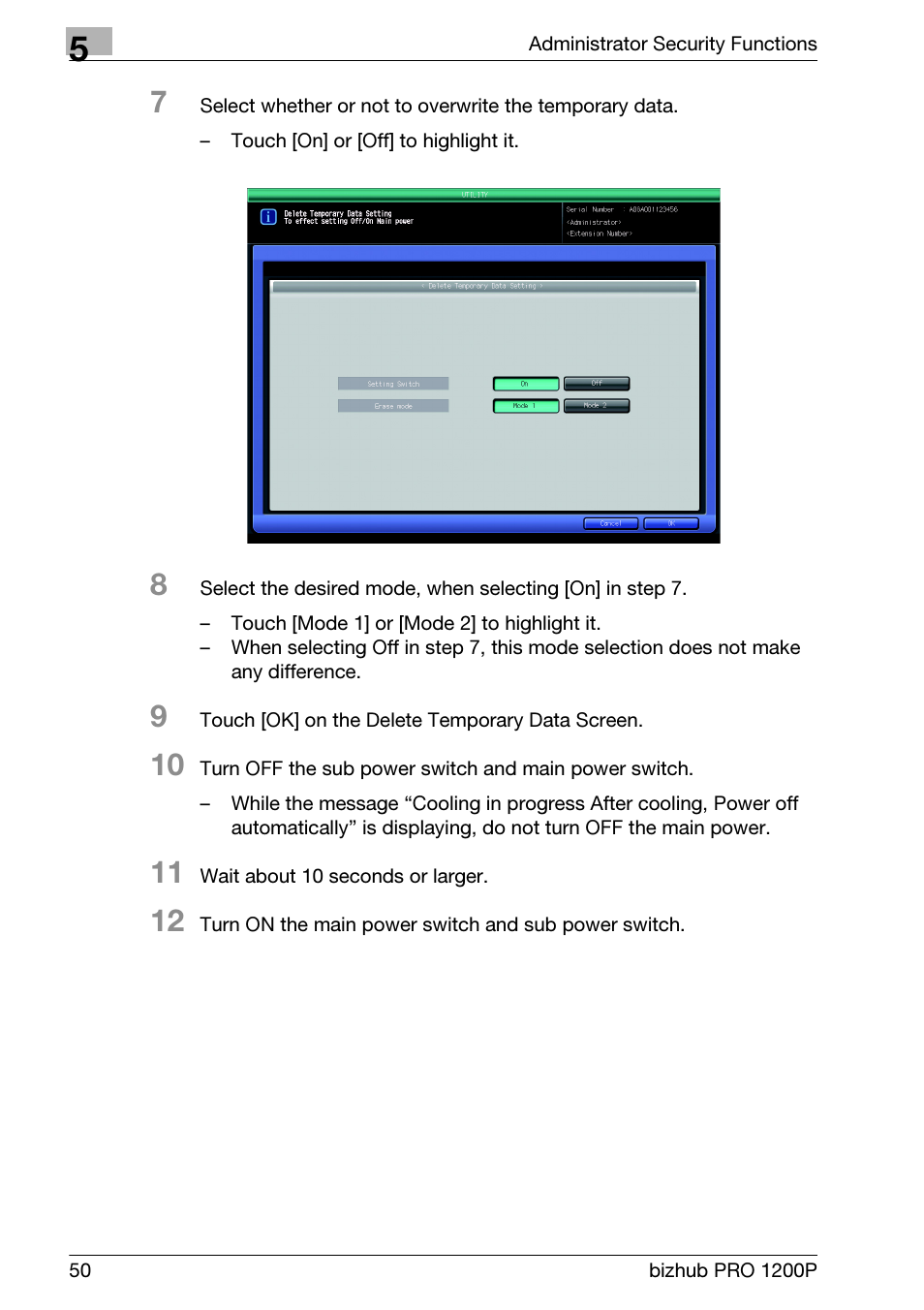 Konica Minolta bizhub PRO 1200P User Manual | Page 56 / 72