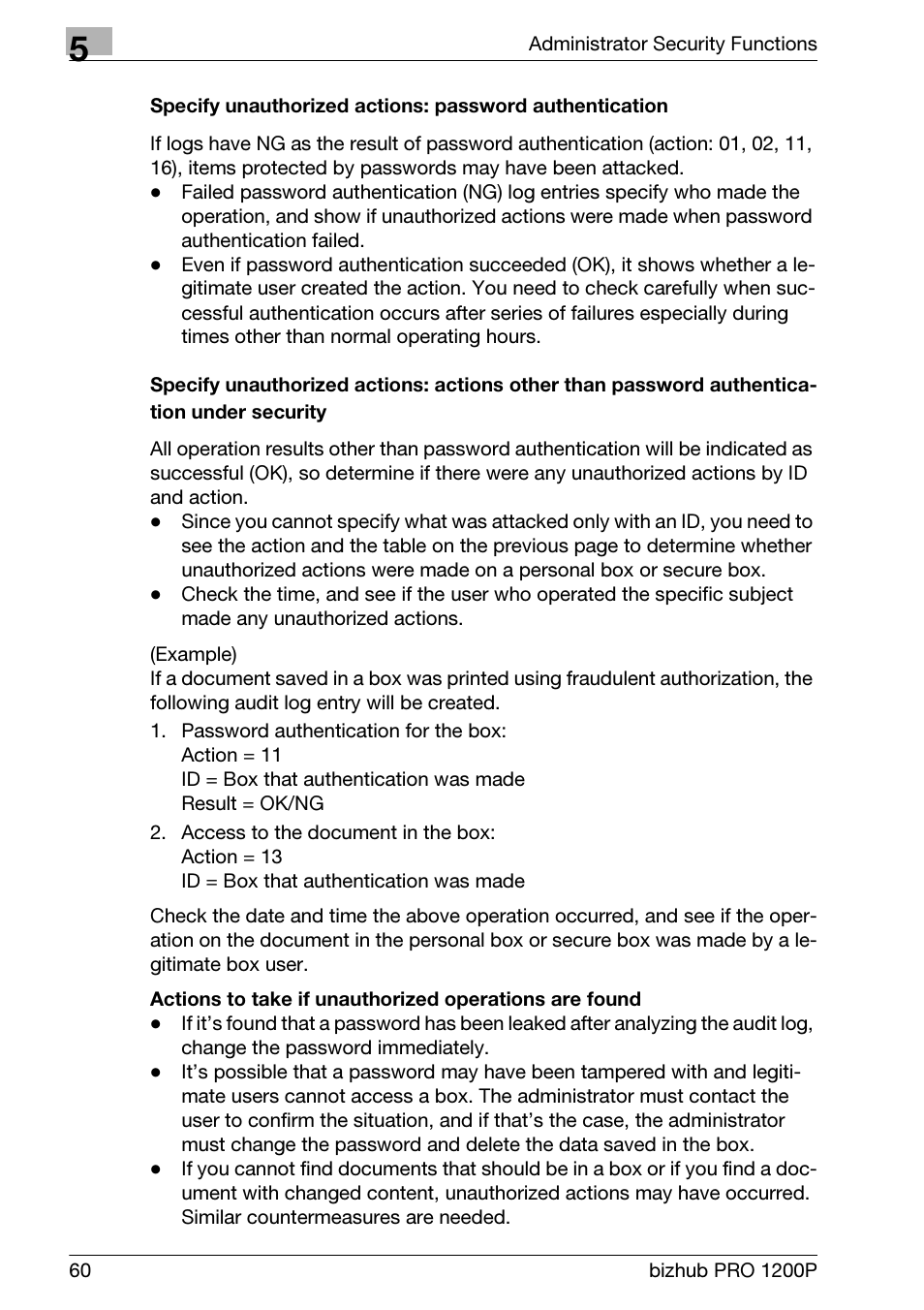 Konica Minolta bizhub PRO 1200P User Manual | Page 66 / 72