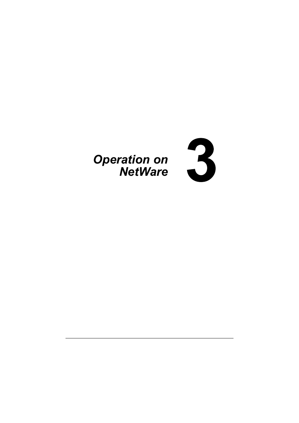 Ch.3 operation on netware, Operation on netware -1 | Konica Minolta bizhub C35 User Manual | Page 168 / 510