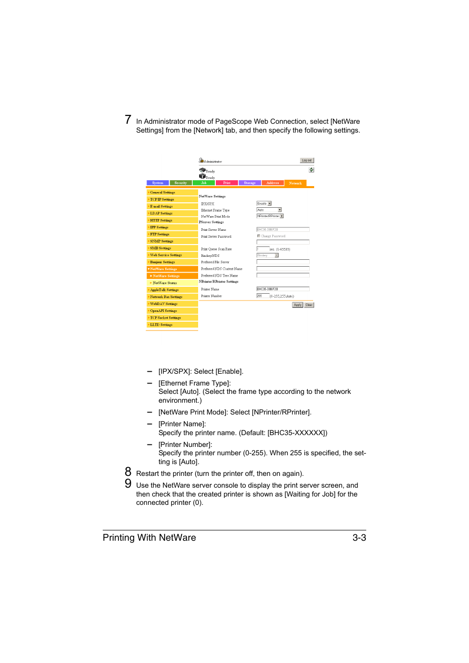 Konica Minolta bizhub C35 User Manual | Page 170 / 510