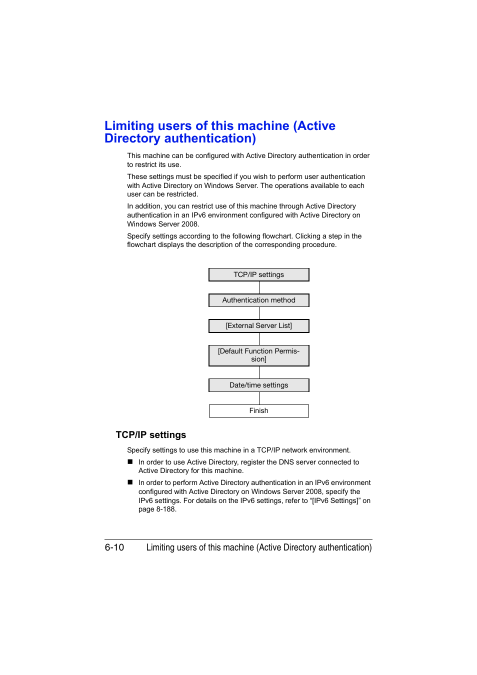 Tcp/ip settings, Tcp/ip settings -10 | Konica Minolta bizhub C35 User Manual | Page 197 / 510